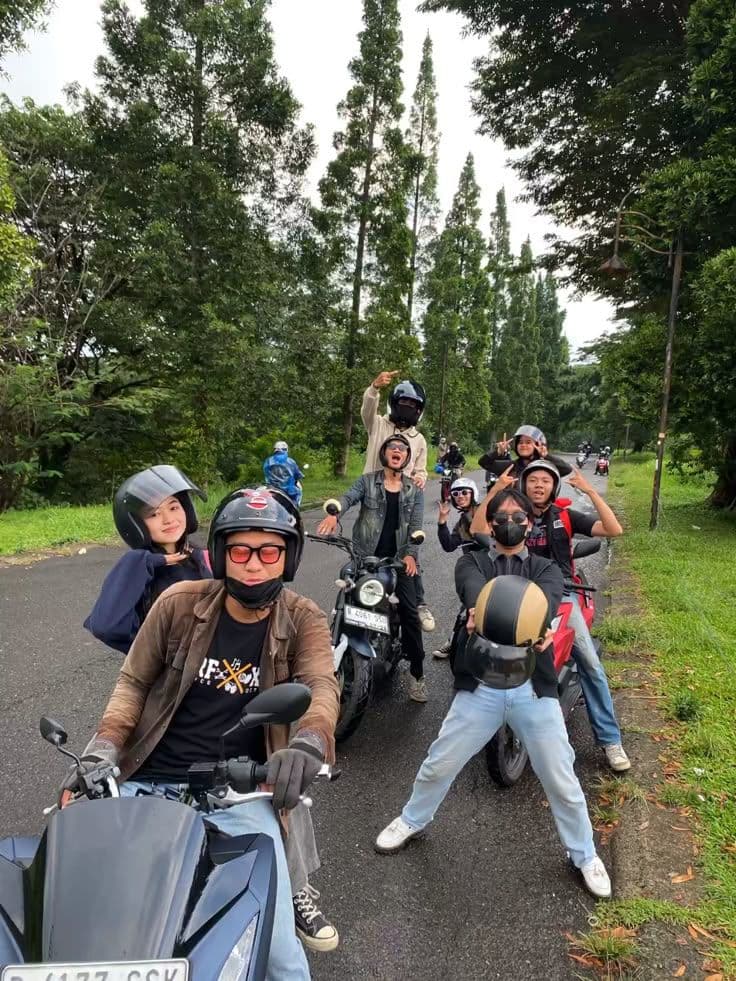 Bir Village Activa rides through mountain roads, Himachal Pradesh