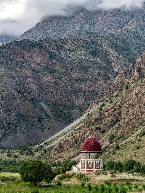 Dharamshala monasteries and mountains, Himachal Pradesh