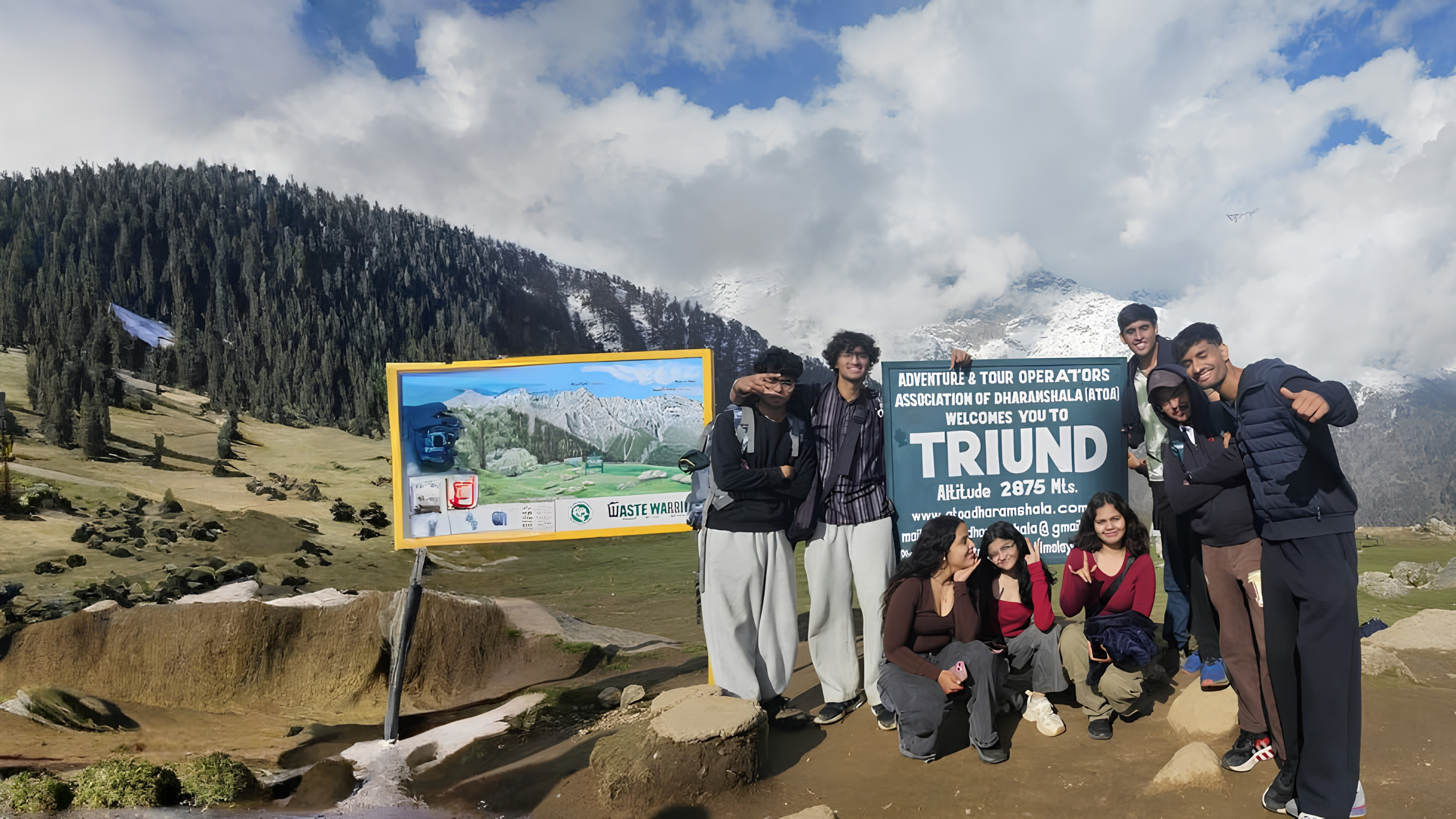 Triund camping with panoramic Himalayan views, Himachal Pradesh
